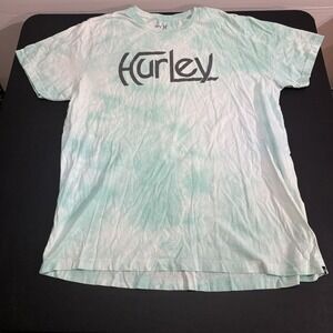 Hurley Shirt Mens Tye Dye Regular Fit Short Sleeve Graphic Skate Tee X-Large